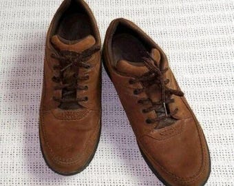 Rockport Sz. 10 Brown Suede Athletic Walking Shoes Sneaker