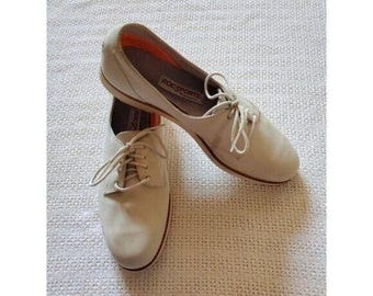 Rock Sports by Rockport Sz. 8N Beige Tie Oxford Shoes
