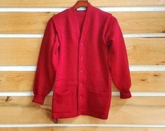 Imperial Vintage 100% All Wool Worsted Sz. 40 2 pc Matching Sweater & Cardigan