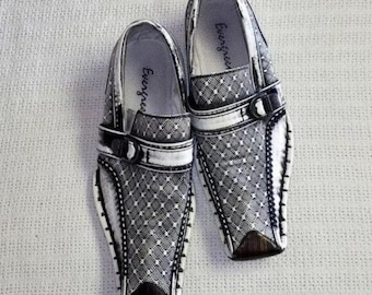 Zapatos Evergreen Vintage Steampunk para disfraz de Halloween, con punta cuadrada y diseño de cocodrilo, talla 7.