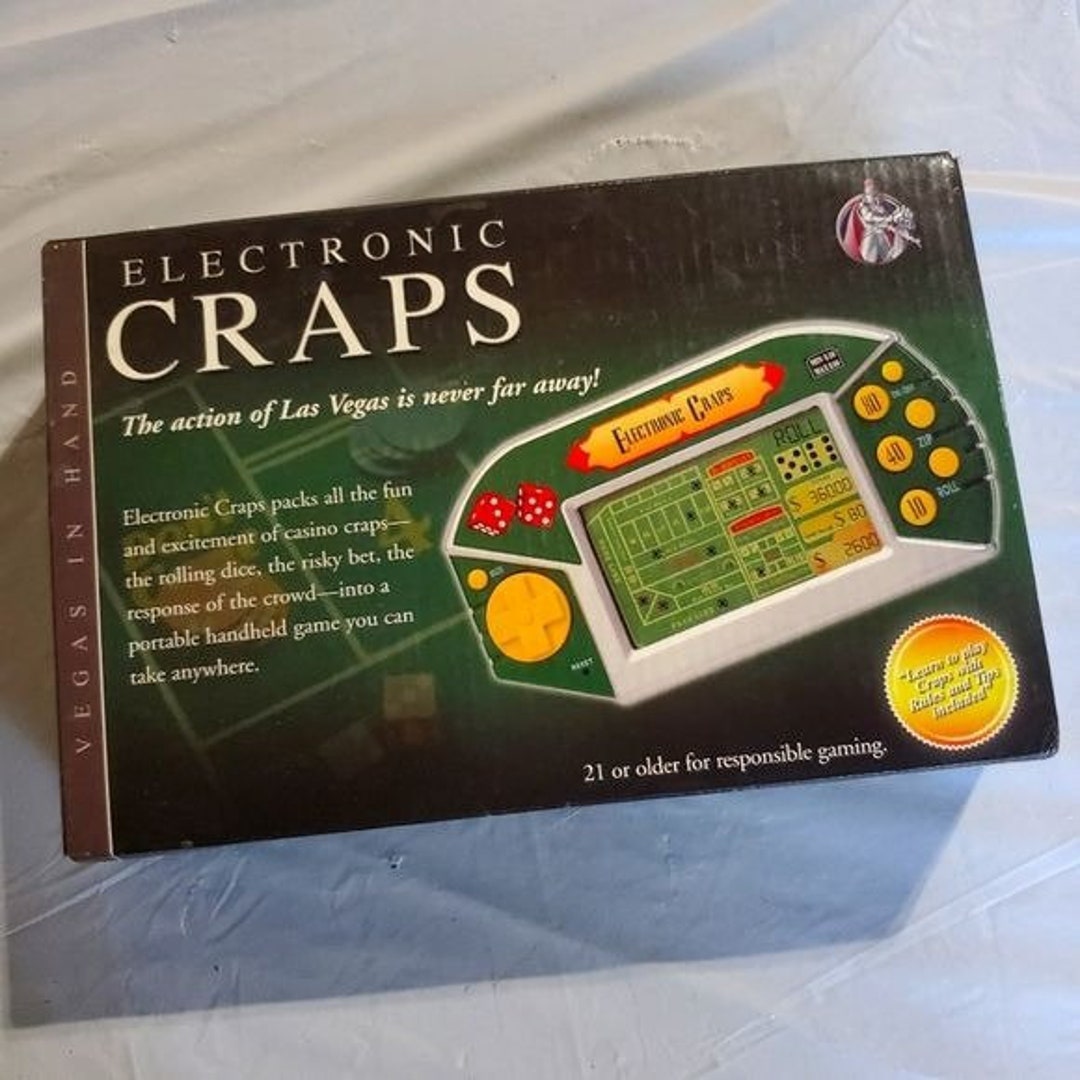 Excalibur Handheld Vintage Electronic Craps Game Etsy