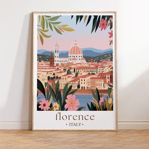Florence Travel Print - Italy, Florence Poster, Italy Poster, Travel Wall Art, Italy Print, poster, Italy, Europe, Florence Art, Fiorentina