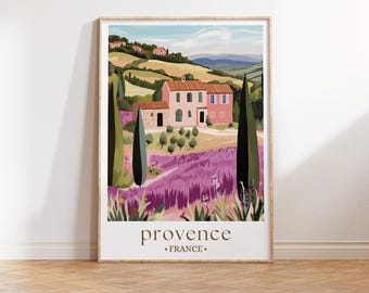 Provence Wall Art, Provence Lavender Print, Provence France prints, Lavender wall art, Provence poster, Paris Art Print, Lavender Print gift