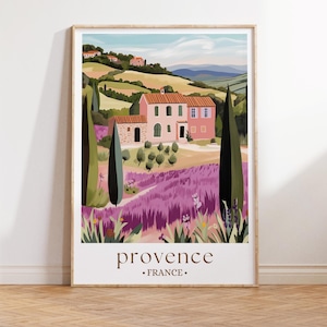 Provence Wall Art, Provence Lavender Print, Provence France prints, Lavender wall art, Provence poster, Paris Art Print, Lavender Print gift