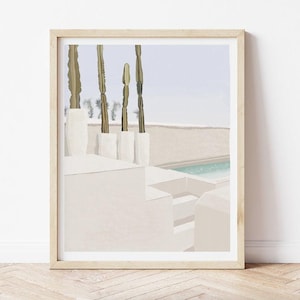 Moroccan wall art, Morocco hotel print, Moroccan prints, Cactus wall art, Morocco poster, Morocco, Morocco Print gift, Gift for Traveler