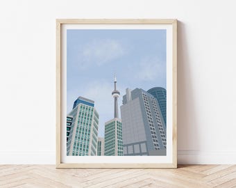 Toronto CN Tower, CN Tower print, Toronto prints, Toronto wall art, Toronto poster, Toronto Building, Toronto Print gift, Gift for Traveler