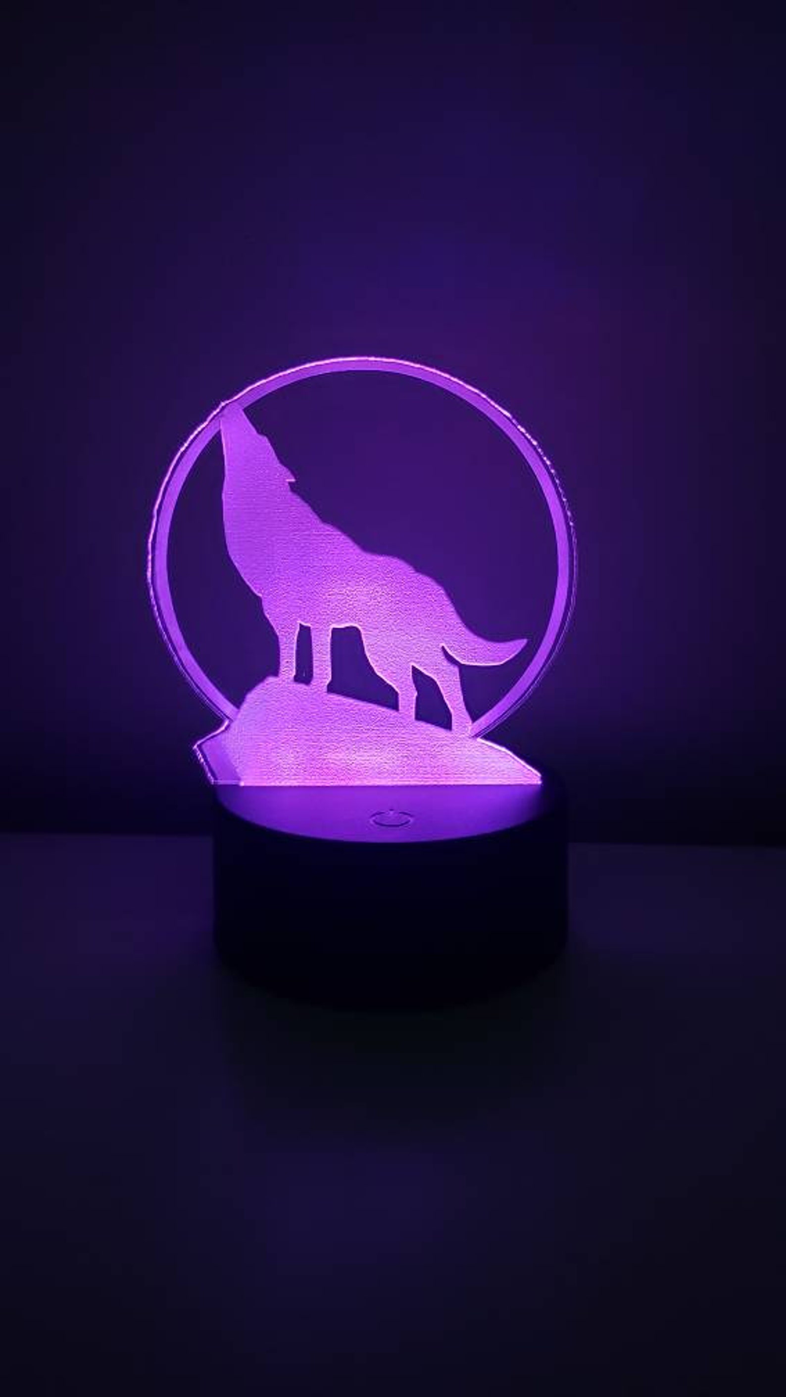 Custom Desk Lamp Personalized LED Light Laser Engraved Night Etsy