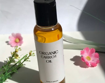 100% Pure Organic Carrots Oil. Handmade carrot Oil.