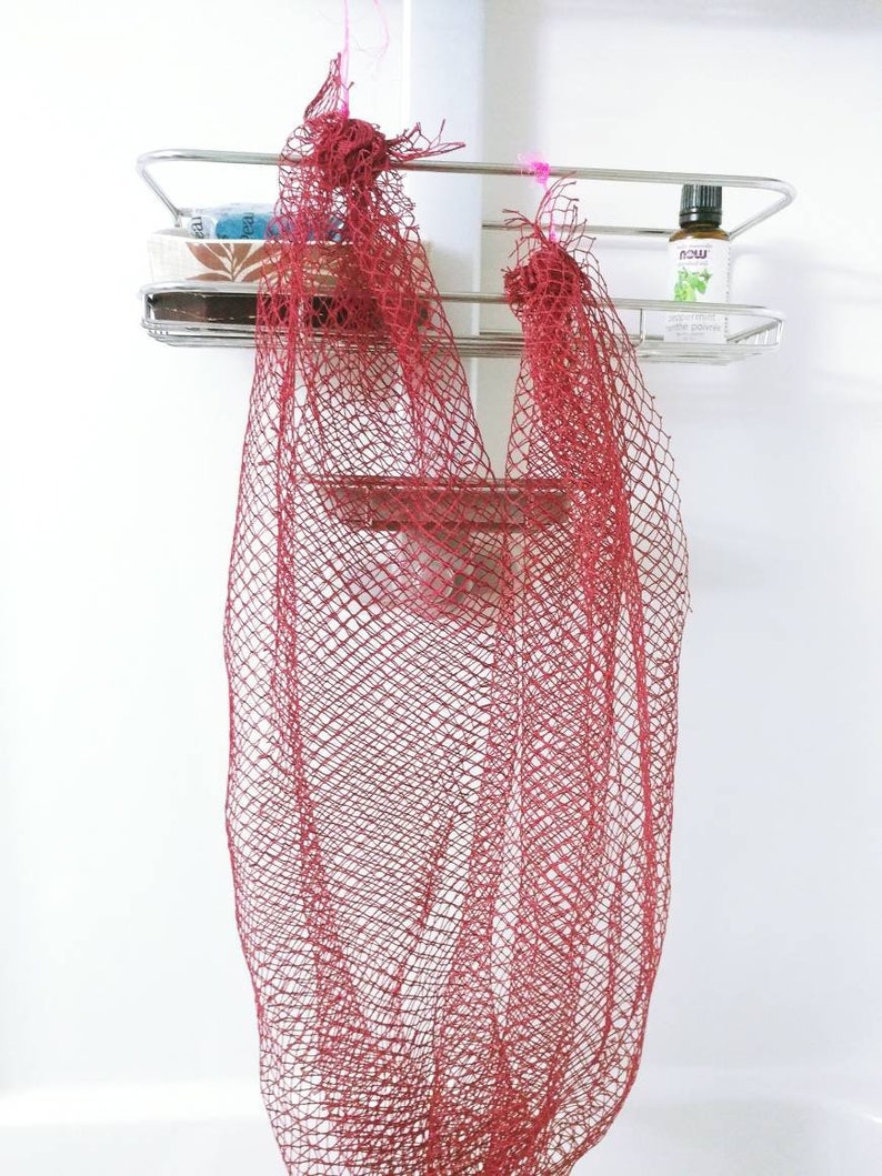 Sapo/African Exfoliating Net Sponge. 57 Inches Long.Bath Body sponge Jumbo image 5