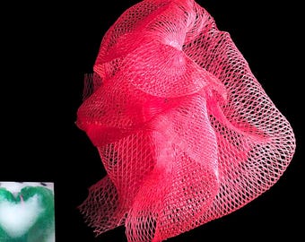 Authentic Original African Natural Exfoliating Jumbo Net Sponge: 57-Inch Body Scrubber