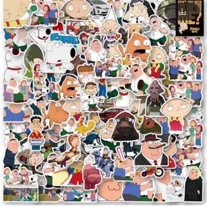 Lot of Family Guy Stickers