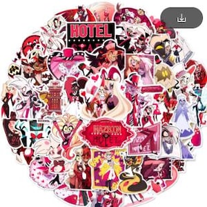 HAZBIN HOTEL キャラクターシール 2枚 Amazon.co.jp: For ハズビン ホテル シール Hazbin Hotel