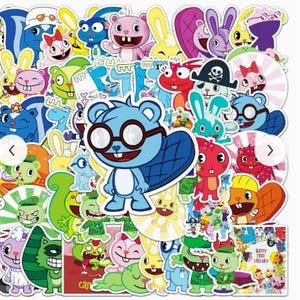 Viele Happy Tree Friends Aufkleber