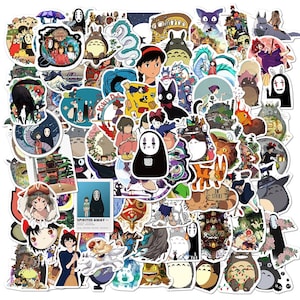 Ghibli Hayao Miyazaki Totoro Chihiros Reise ins Zauberland Prinzessin Mononoke KiKi Aufkleber