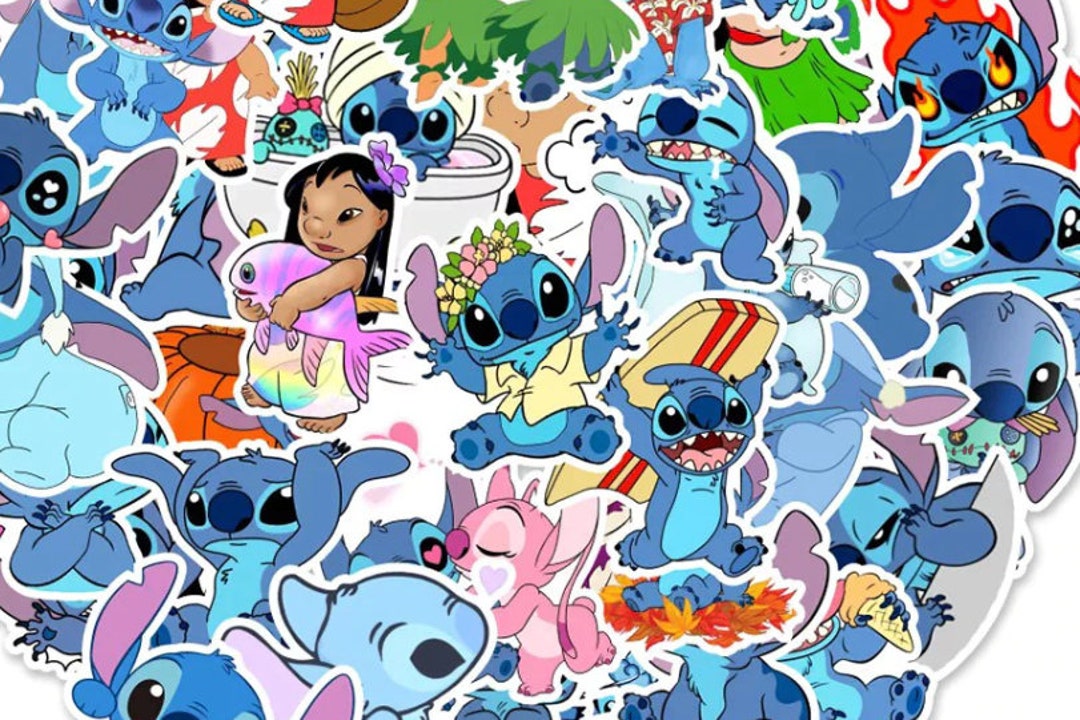 Lot of Lilo and Stitch Stickers - Etsy