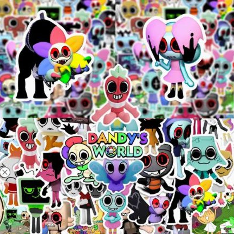 Dandy World Stickers - Etsy
