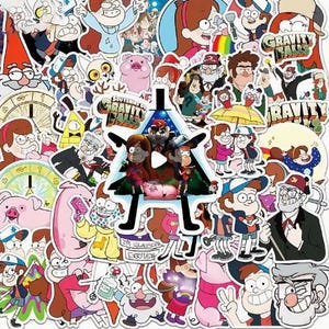 Veel stickers van Gravity Falls 2024