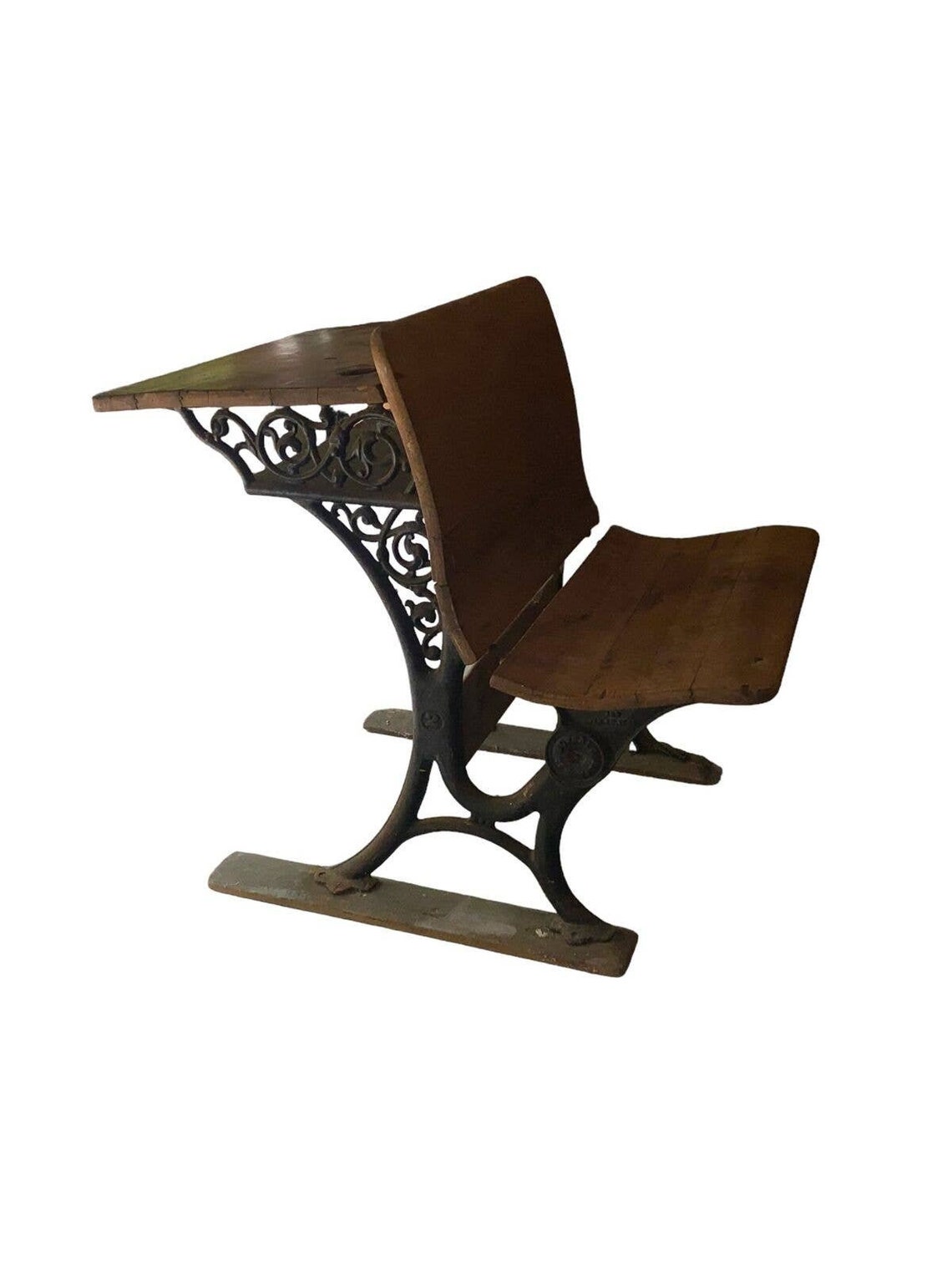 19th Century Antique School Desk Chair Buffalo Co. No.2 Etsy