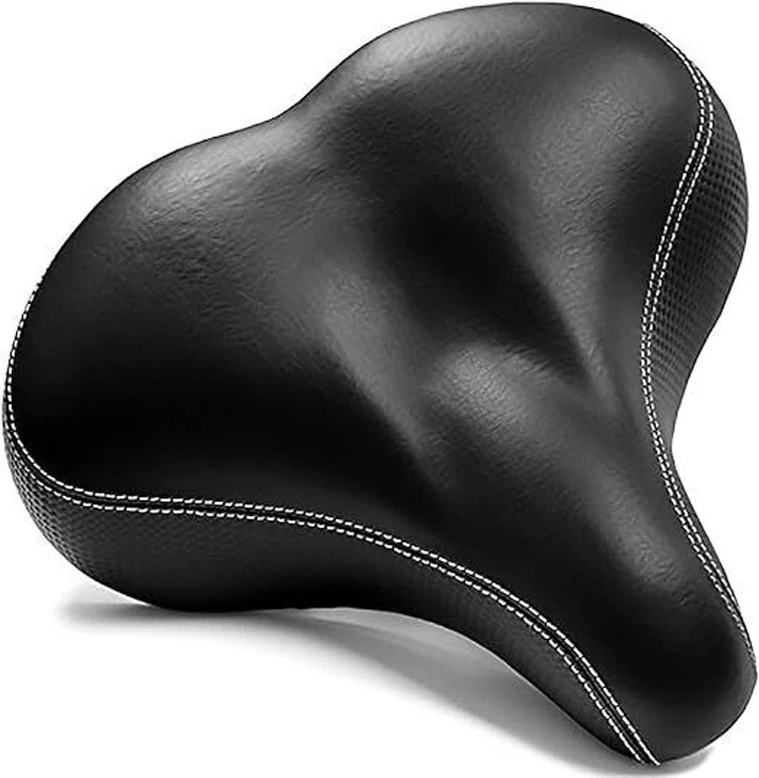 Bikeroo Bike Seat Oversize, Extra Wide, Padded Bicycle Seat for Men