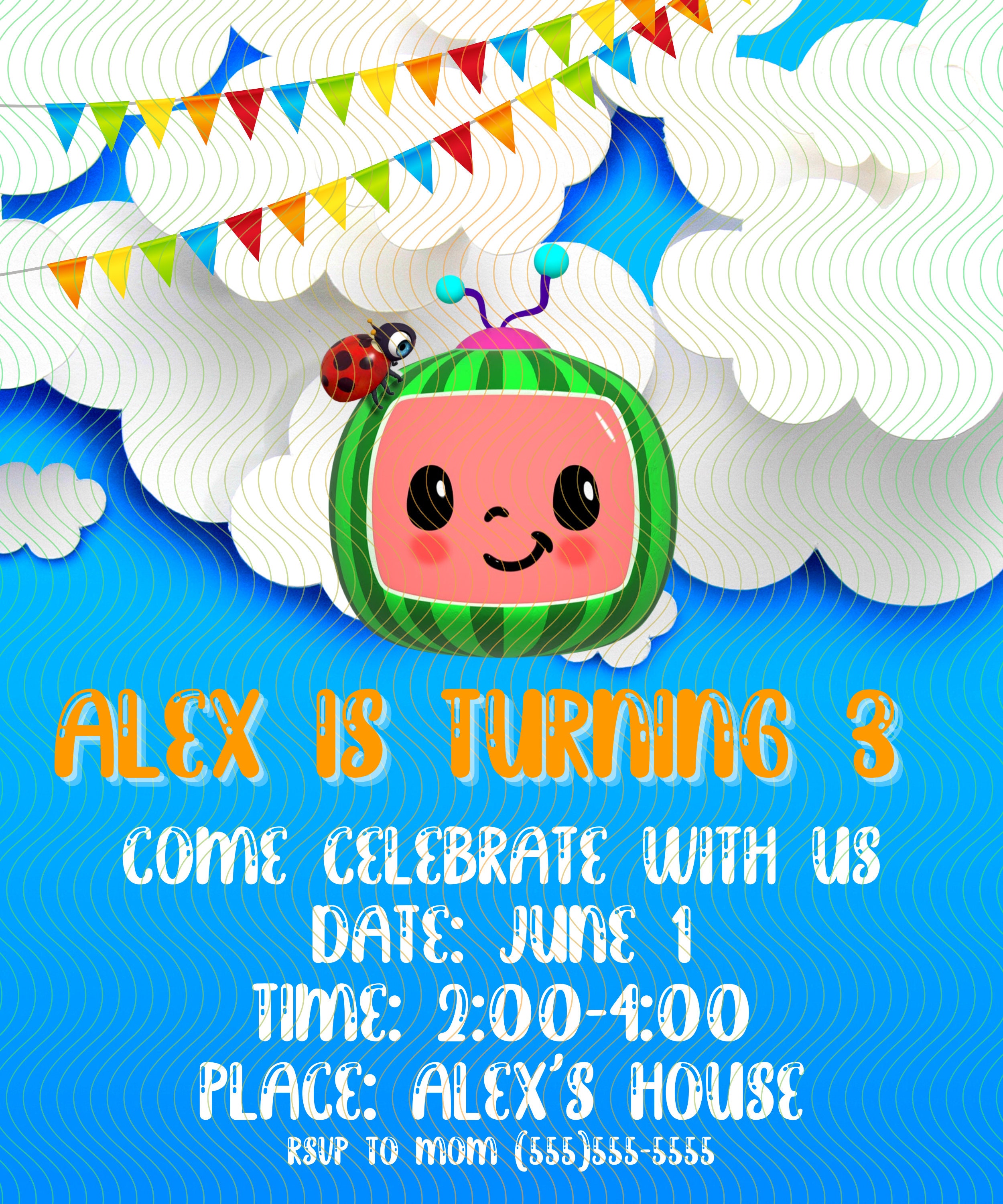 Invitation customize using Canva PDF PNG JPEG Etsy