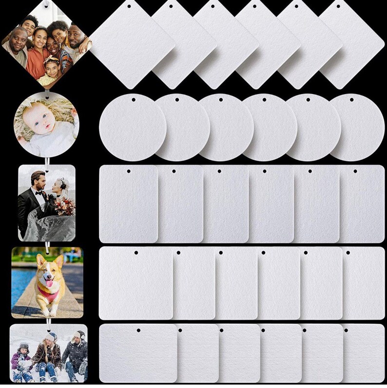 Car Air Freshener Blanks freshies Free Shipping sublimation Etsy