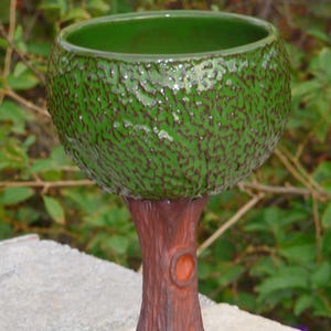 Handmade Ceramic Tree Goblet