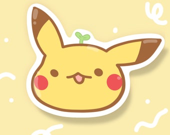 Pikachu Sticker Etsy Pikachu Sticker Etsy