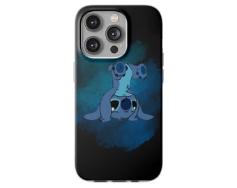 Étui esthétique pour coque de portable Stitch : plusieurs tailles disponibles
