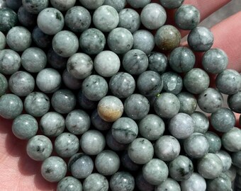 8 mm Burma Jade Naturstein Perlen - Full Strand - 15 ""