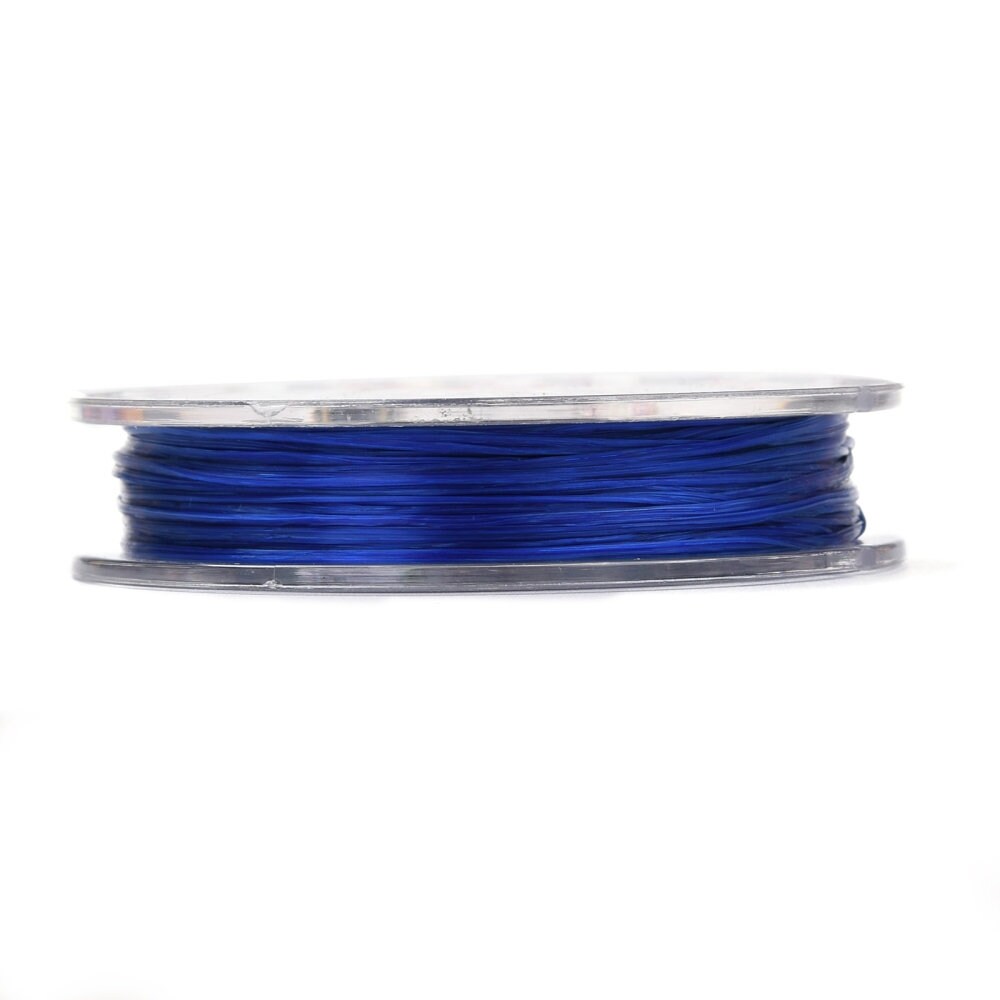 Cordón para abalorios de color azul cobalto - Cordón elástico para hacer joyas - 0,8 mm - Cordón de varios hilos