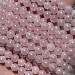 8 mm Mystic Rosenquarz Stein Perlen - Naturstein - Full Strand - 15 "" Bild 1