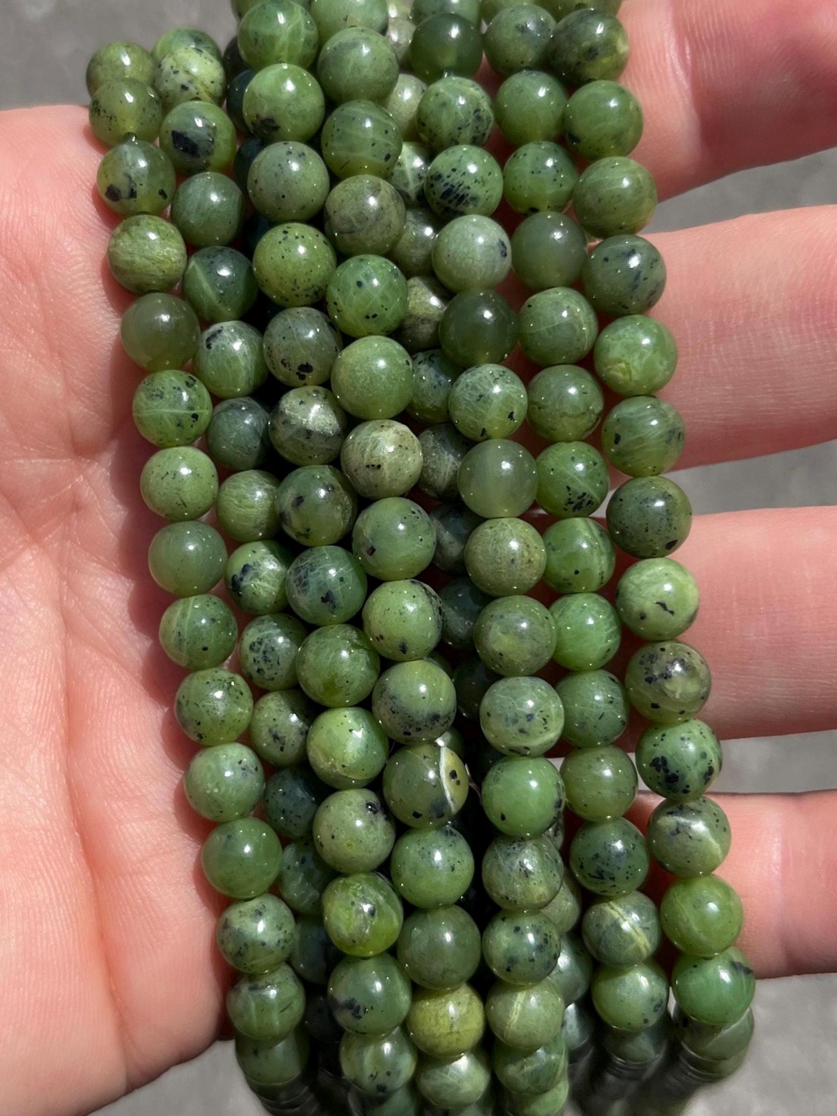 Giada - Perle Di Pietra Naturale - Creazione Di Gioielli