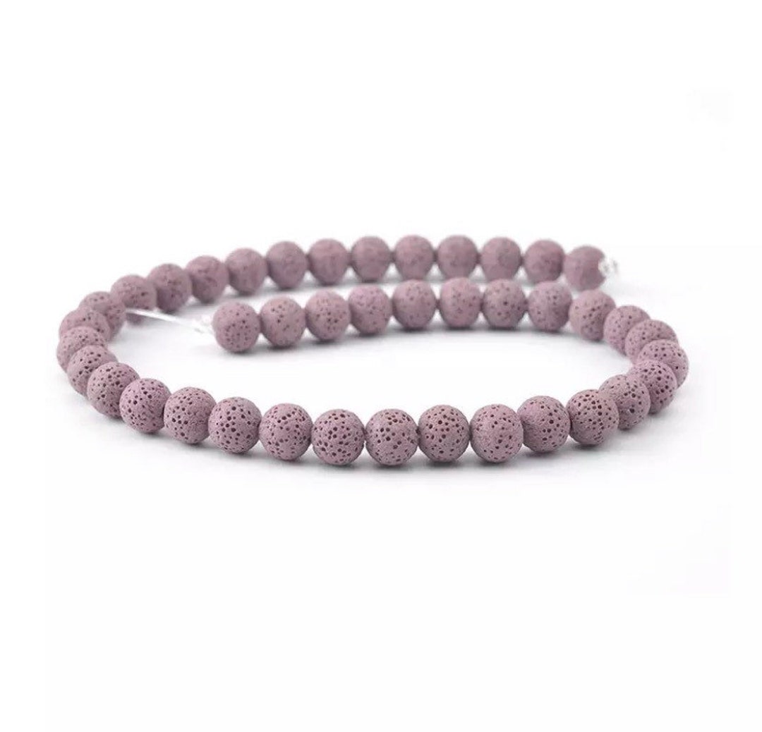 SUNNYCLUE Chakra Lava Stein Perlen Set – 200 Teile, 8 Mm, Mit Kristallschnur & Aufbewahrungsbox