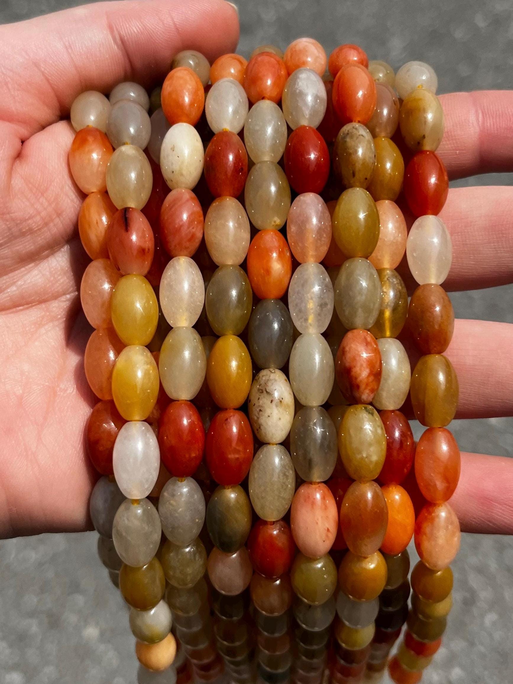 Cuentas De Piedra Suelta De Aventurina Verde Natural De 8x12mm, Cuentas Con Forma De Tubo Cuadrado Para La Fabricación De Joyas, Pulseras Y Collar Hechos A Mano - AliExprs