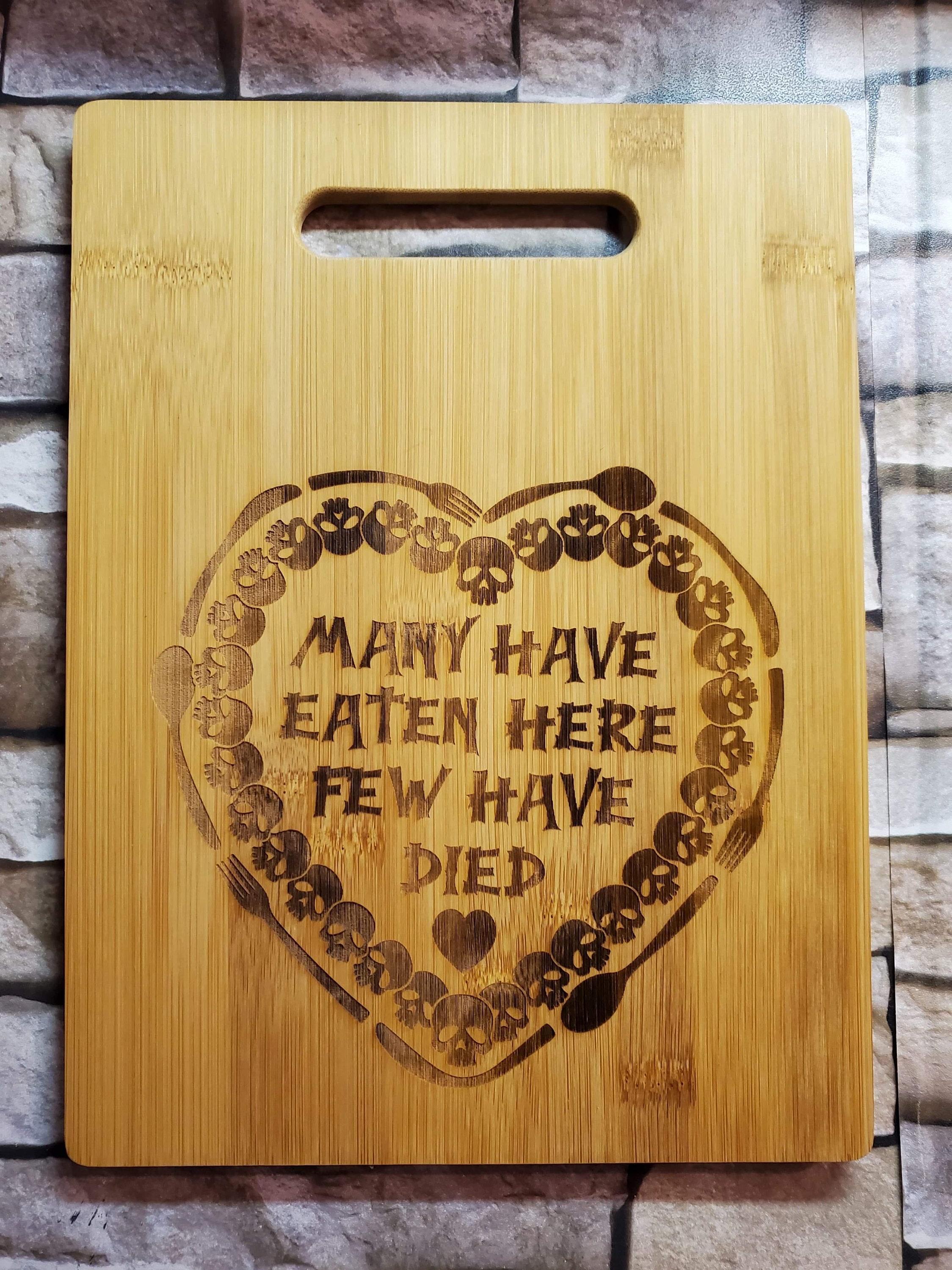 Housewarming Gift Kitchen Tools White Elephant Gift Kitchen Decor Funny Gift Personalized Bamboo Cutting Board