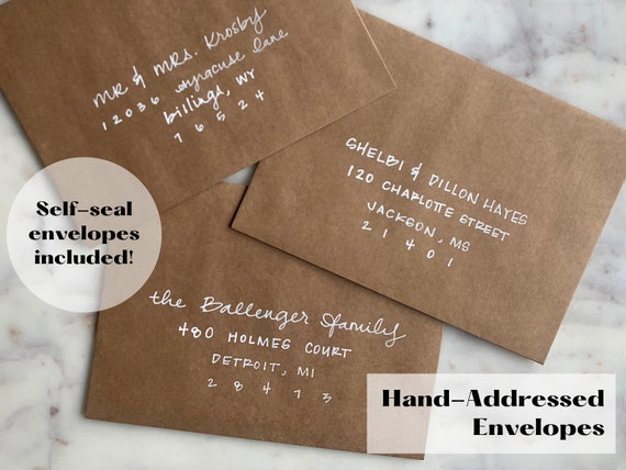 Handwritten or Printed Wedding Envelopes: What's Correct?