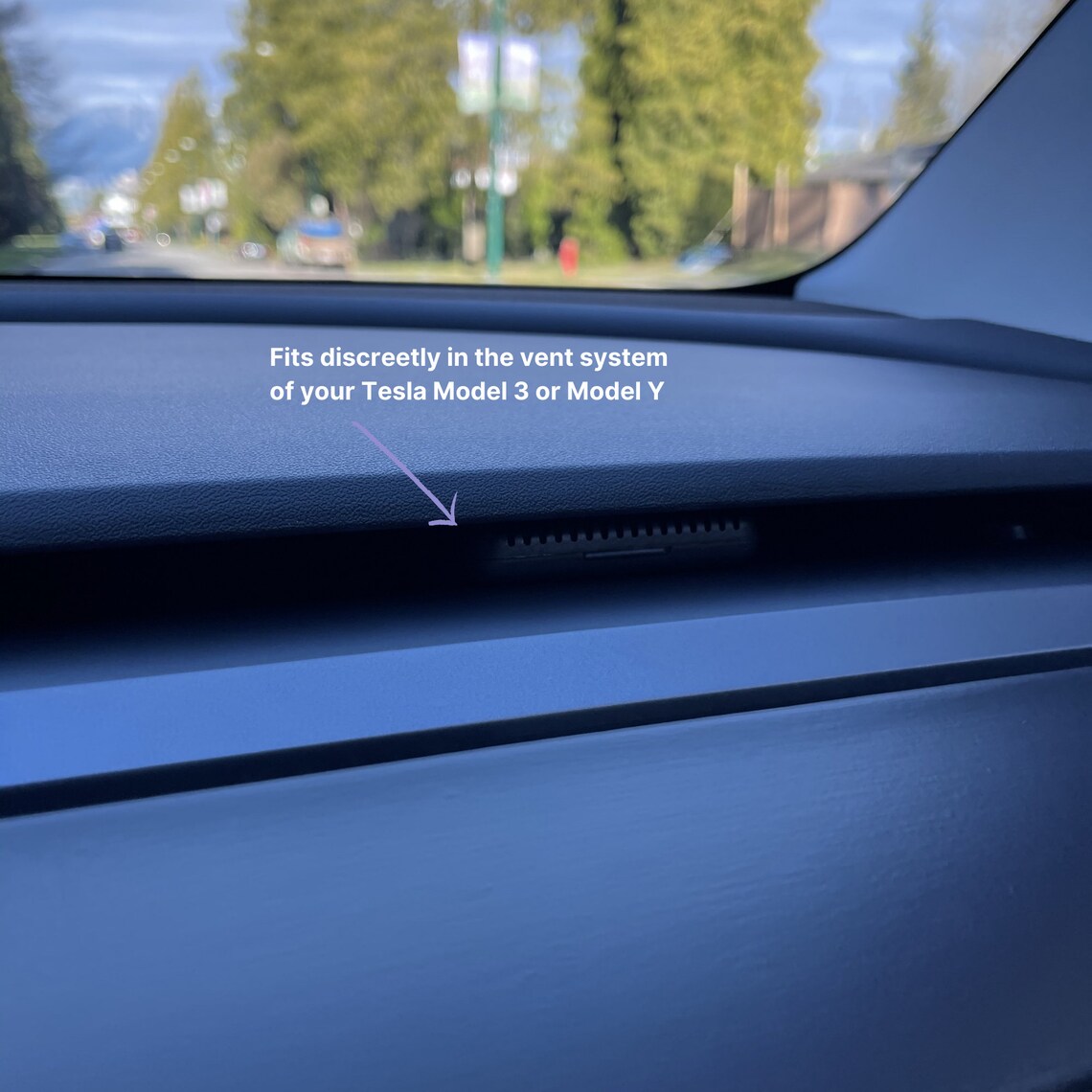 FRESH3Y the Reusable Tesla Air Freshener with 3 Scent Pads Etsy