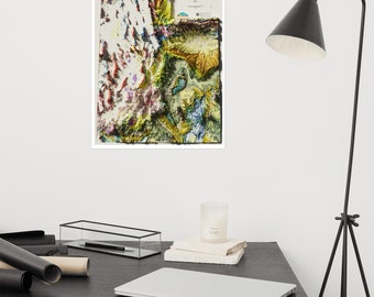 May include: A framed map of Utah with a colorful, detailed geological map of the state. The map is titled "Digital Geologic Map of Utah".