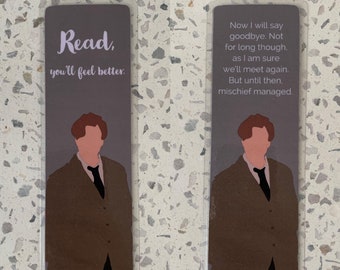 Remus Bookmarks – Wizard Inspired Bookmark – Magical Fantasy Gift