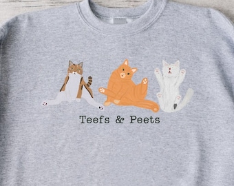 Teefs & Peets Cat Design Three Cats