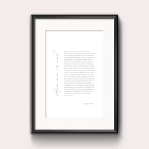 How did it end lyric print - tortured poets - Digital Print