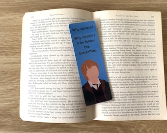 Marcapáginas de Ron – Marcapáginas inspirado en un mago – Regalo de fantasía mágica
