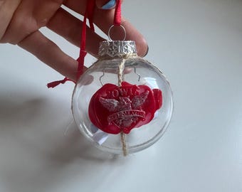 フクロウのポストクリスマスオーナメント – 魔法使い風ホリデーデコレーション – 魔法のツリーデコレーション
