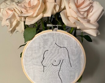 woman embroidery