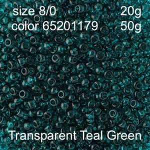 8-133, Miyuki 22g Transparent Topaz 8-133, Miyuki 22g Transparent Topaz