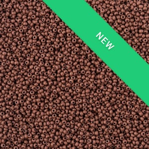 Czech Seed Bead 11/0 Terra Intensive Dark Brown 20g or 50g, color 43131