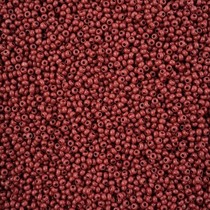 Czech Seed Bead 11/0 Terra Intensive Brown 20g or 50g, full set, color 43119