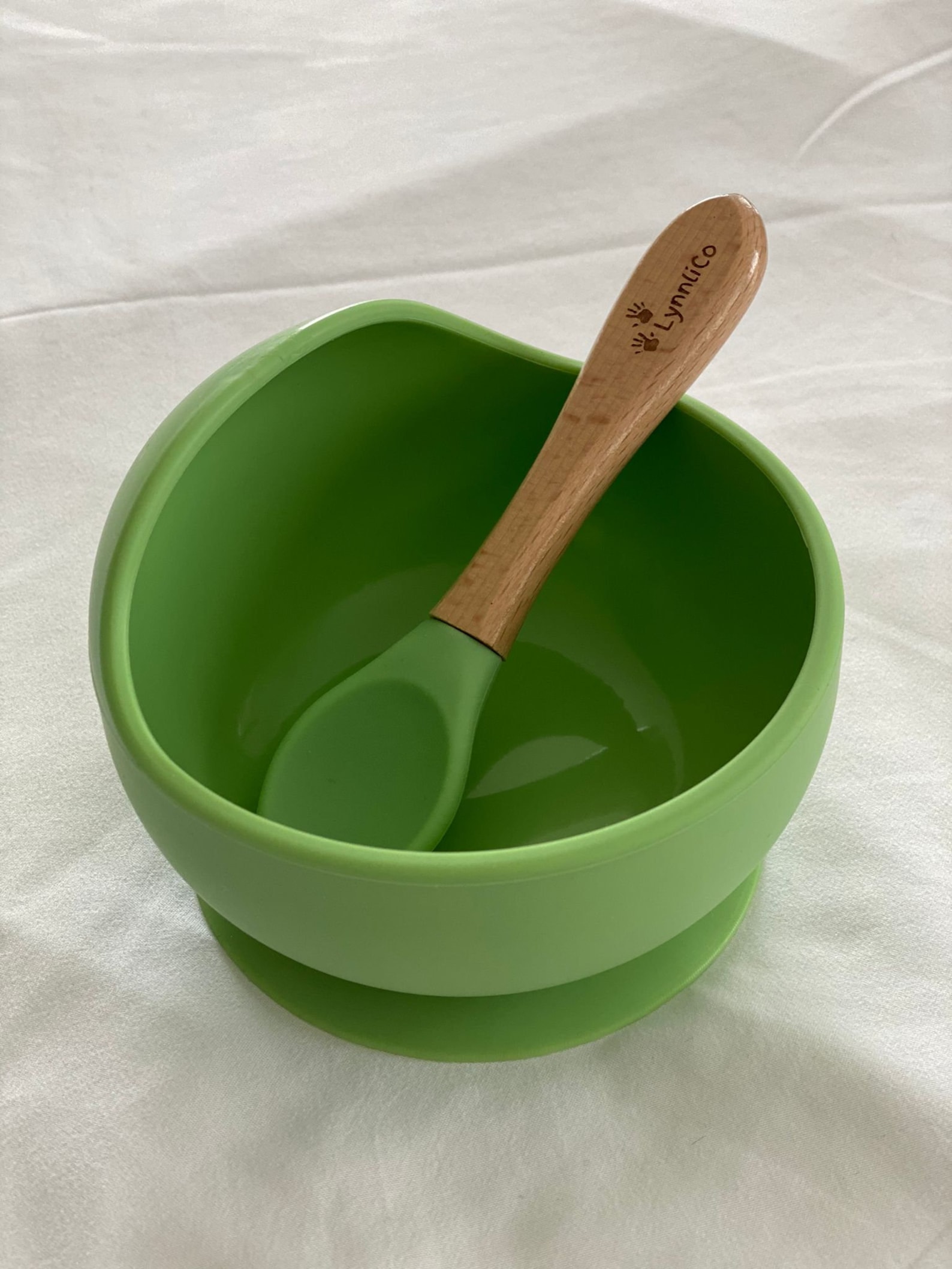 Baby Bowl & Spoon Antislip Low shipping Etsy