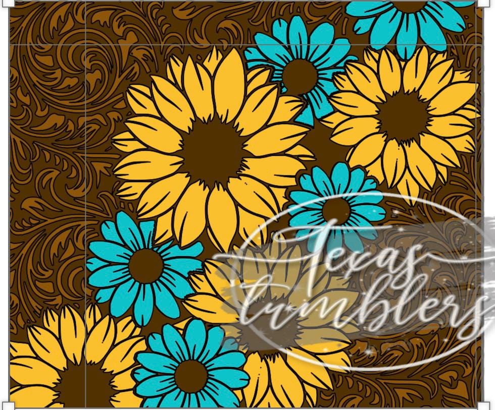 Leather Sunflower - Etsy