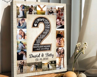 2 Year Anniversary Gifts For Boyfriend Etsy